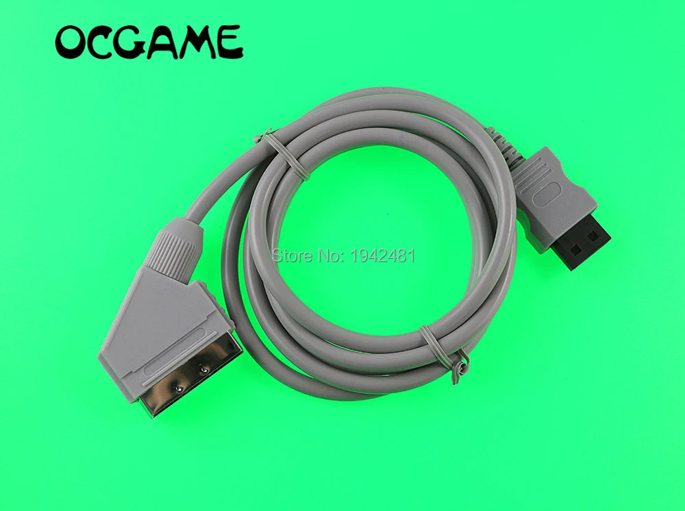

1PCS 180cm RGB Scart Cable Lead Cord for Wii/wii u PAL High quality