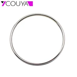 Men And Women Bangle Stainless Steel Metal Silver Color 60mm 65mm 70mm Bracelet 3mm Thickness Bracelet Bangle Wedding Jewelry