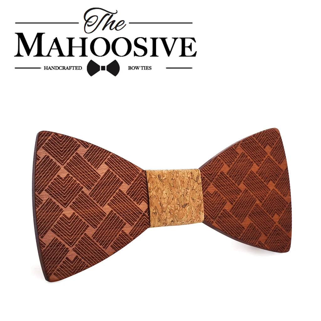 

Mahoosive Wooden Bow Ties For men Clothing wood Accessories Solid Color Bowknot Gravatas Slim Cravat Jewelry
