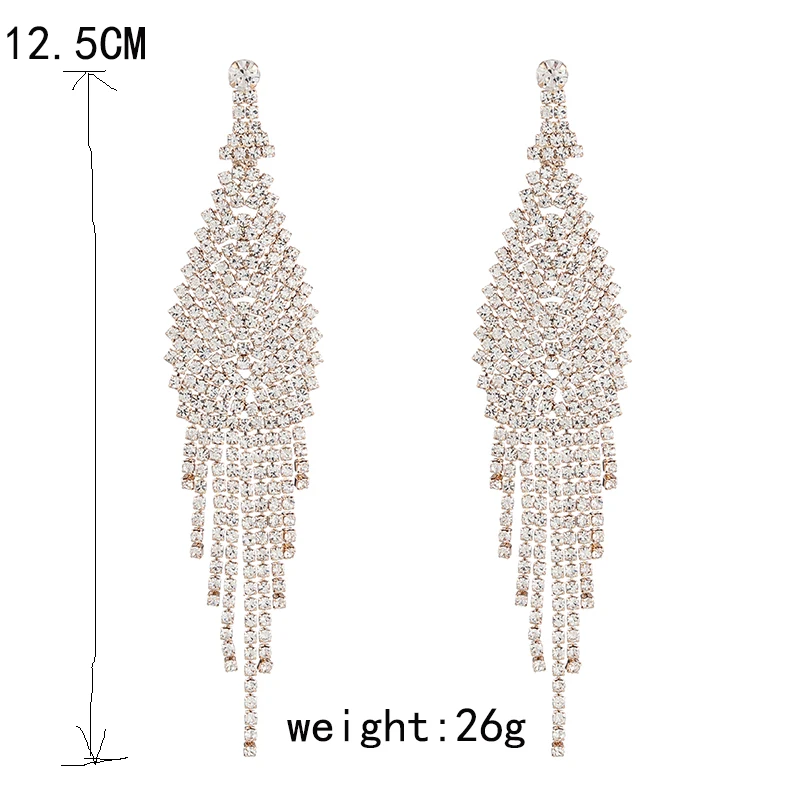 YFJEWE 2019 New Elegant Ethnic Tassel Hanging Dangle Drop Earrings For Women Female New Wedding Party Jewelry Accessories#E624