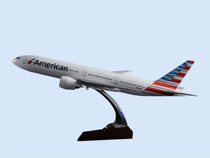 

47cm Resin KLM Holland B747 Aircraft Model United States American Airlines B777 Airbus Model Travel Gift Aircraft Model Gift