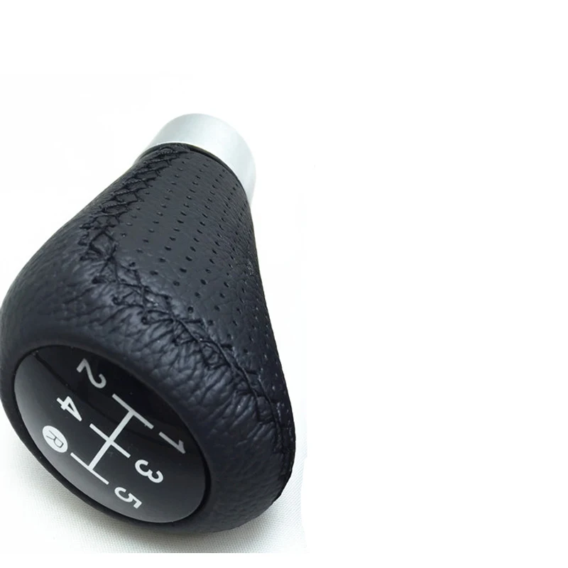 5 speed Manual Car Auto Genuine Leather Shifter Gear Stick Shift Knob For Toyota Estima Hiace Hilux Cruiser Matrix MR2
