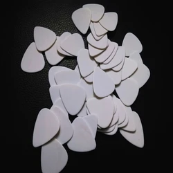 SOACH 0.71mm / 100pcs bass guitar paddle white PVC plucked instrument accessories ukulele guitarra pick strings parts wholesale