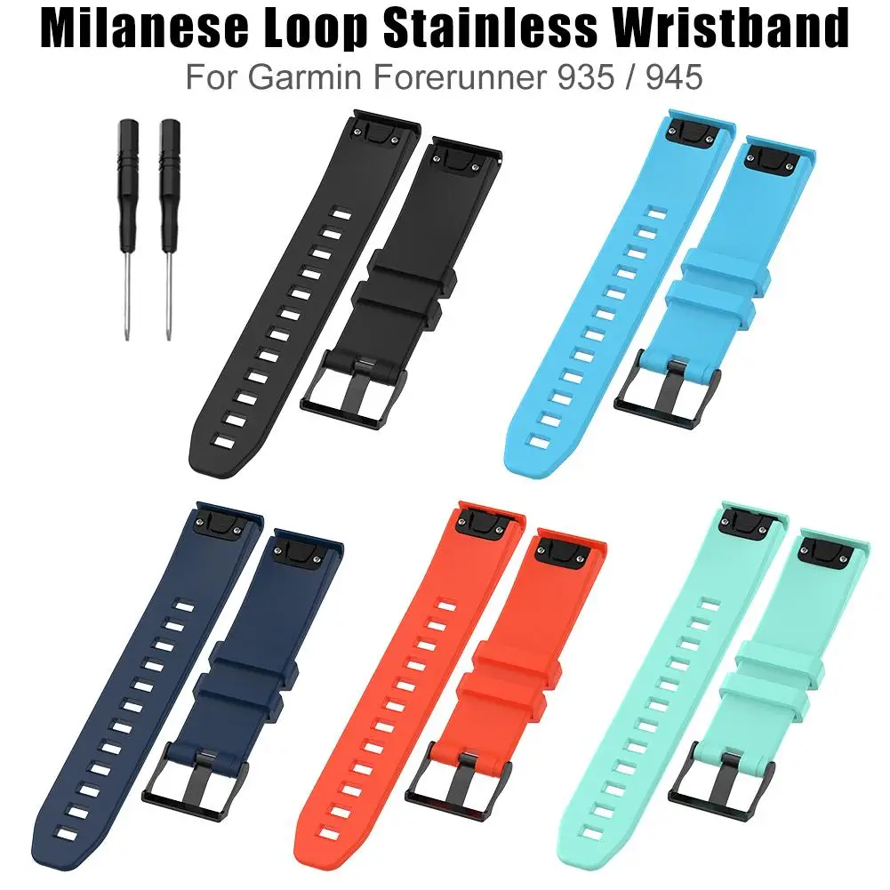 Mode Weiche Silikon Ersatz Sport Uhr Strap Handgelenk Band für Garmin Forerunner 945 935 Smart Uhr Armband Zubehör