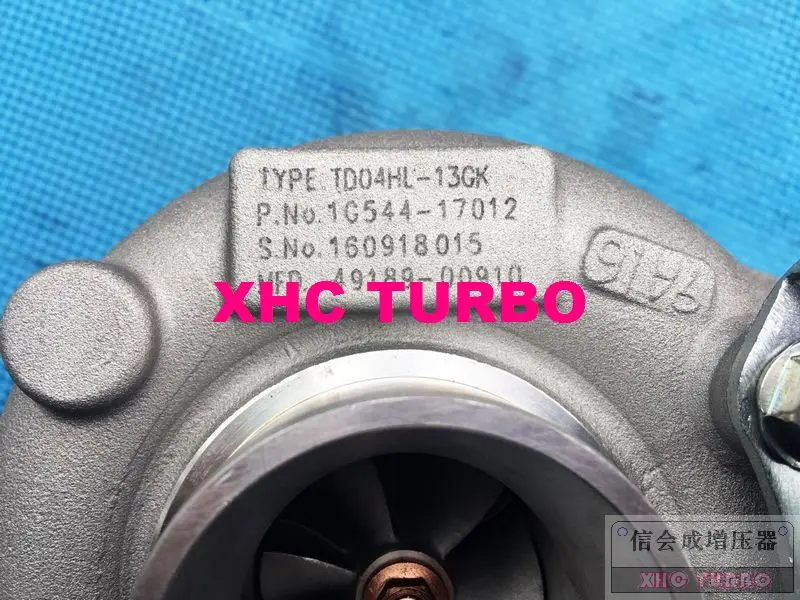 NEW GENUINE HHT TD04HL 1G544-17013/49189-00910 Turbo Turbocharger for KUBOTA KATO Bobcat S250 CAT 906 V3800DIT A47GT 3.8L 71KW