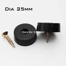 12 black rubber anti-slip glides #3