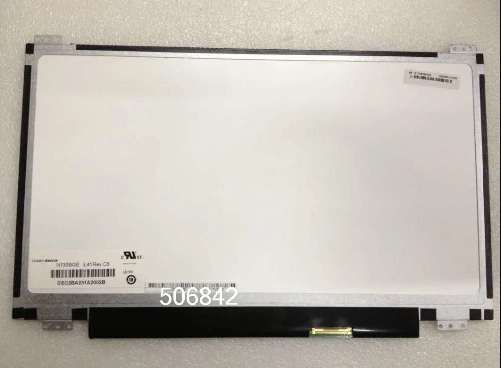 

13.3" slim led screen Laptop lcd display screen N133BGE-L41 Rev.C3 1366*768 40pin For a&us s300 s300c