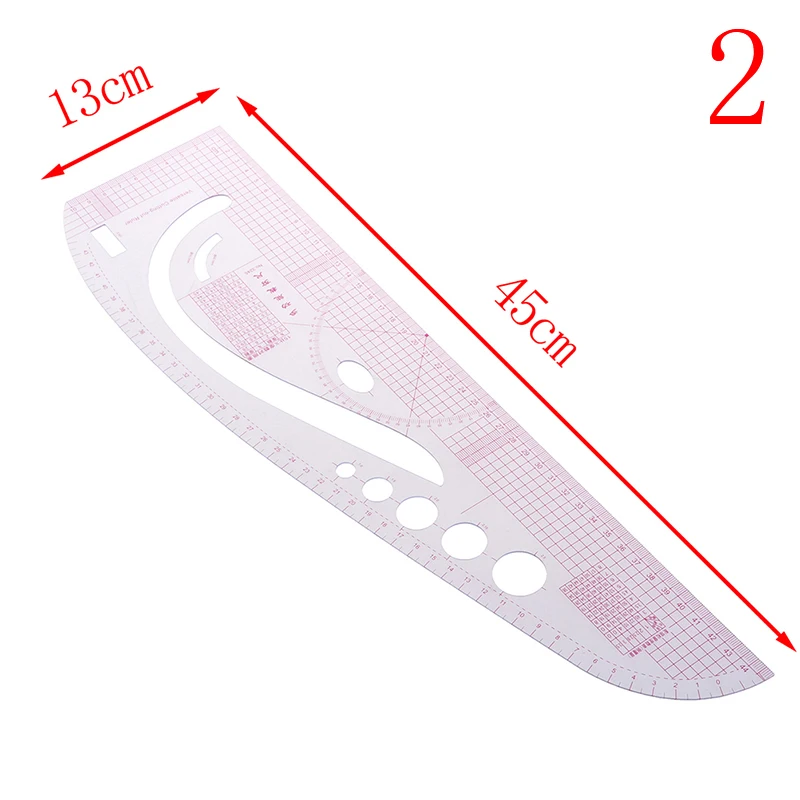 1pc Super Soft Plastic Curve Ruler Drawing Tailor Ruler Yardstick Sewing Tools Accessories 