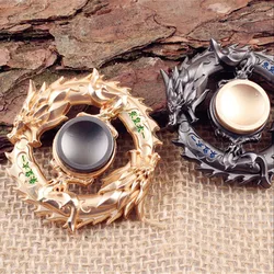 Dragon Metal Fidget Spinner Zinc Alloy Gyro Rotary EDC Hand Spinner For Autism And ADHD Focus Stress Fingertip B0442
