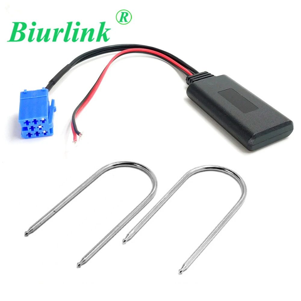 Biurlink For Blaupunkt Car CD Removal Tools And 8 Pin Mini ISO Aux In Bluetooth Module Music Receiver for Volkswagen Audi Becker