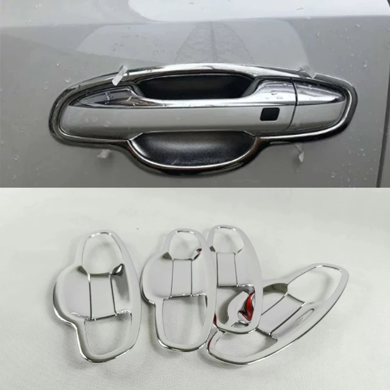 For KIA Sportage 4 QL KX5 2016/17/18 Car Styling Accessories ABS Chrome Car Door Handles Bowl Covers Trim