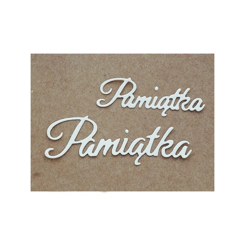 Pamiatka DIY Scrapbooking Cutting Die Polish Alphabet Handmade Decoration Embossing Stencil Craft Template Paper Card Making