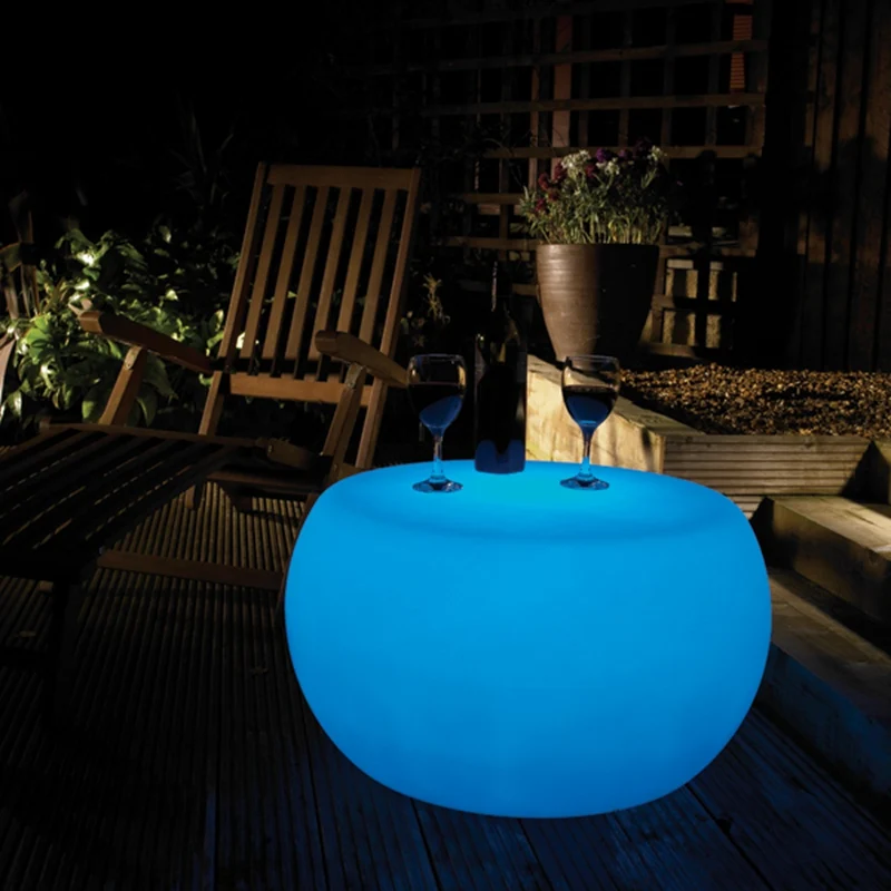 

LED Coffee Bar Table BUBBLE Lumineux Bar Round Table Tambour 16 Colour Changing Glowing in Dark Free Shipping 1PC