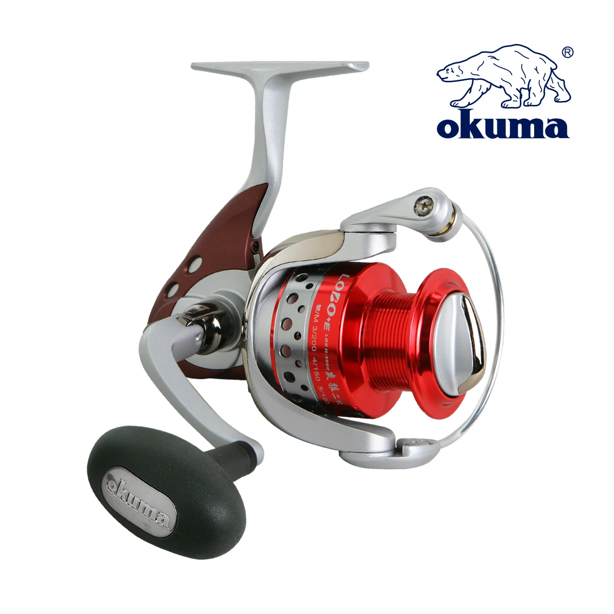 OKUMA LOE II 2000 High Quality Fishing Reel Spinning Reel Gear Ratio 5.0:1 Ball Bearing 6+1 Lure Reel Sea River Fishing Tackle