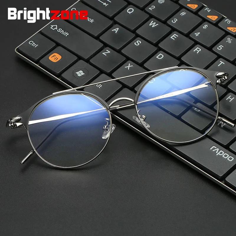 Brightzone Unisex UV Headache Digital Eye Strain Blue Light Blocking Glasses Gamer and Computer Eyewear Filter Artificial Light