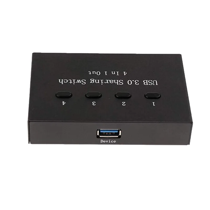 Imagem -03 - Portas Usb3.0 Interruptor Manuelle Compartilhamento Usb Switcher Adaptador Caixa Computador Teilen Usb Gert Hub Drucker Scanner 4