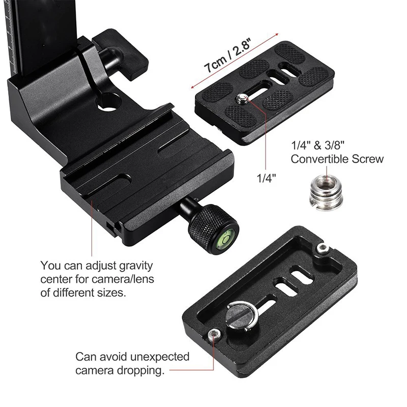Metal 360 Degree Panoramic Gimbal Tripod Head Arca-Swiss Standard Bird Shooting Vertical for Canon Nikon DSLR Camera Watching