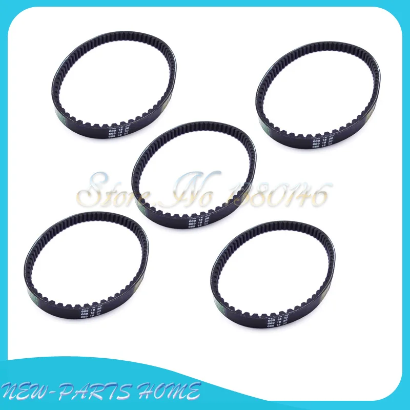 5x 669 18 30 CVT Drive Belt For GY6 49cc 50cc 80cc Engine Chinese Moped Scooter Roketa Sunl Vespa Jonway Znen Jmstar