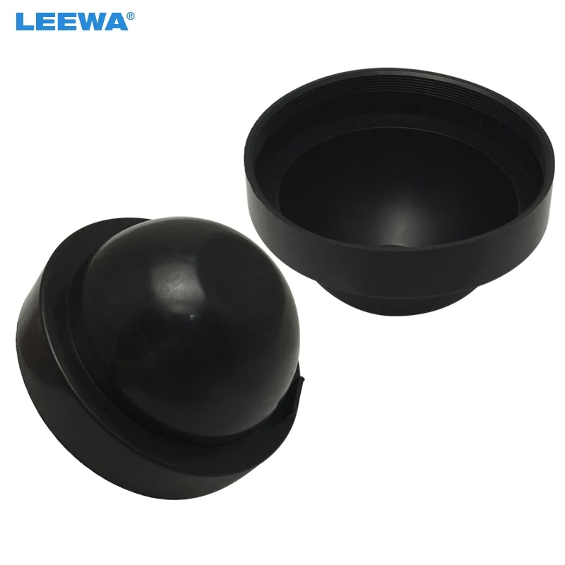 LEEWA 2PCS Car Headlight Waterproof DustProof Cover Rubber 65mm-110mm Anti-Dust Sealing Headlamp Cover Cap #CA5600