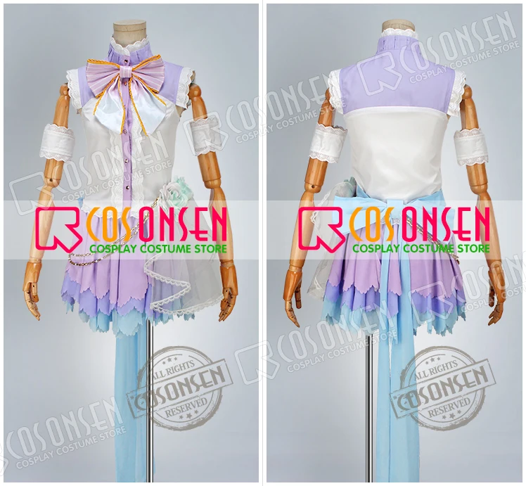 COSPLAYONSEN Love Live! White Valentine's Day Awakening Dress Kotori Minami Cosplay Costume All Size Custom Made