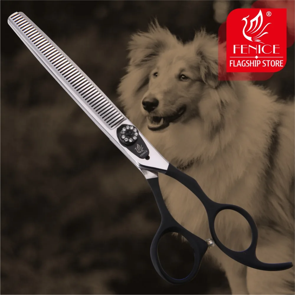 Imagem -06 - Fenice Pet Cabelo Desbaste Tesoura 7.0 7.5 Polegada Profissional Japão 440c Tesouras para Cão Grooming Corte Alta Qualidade