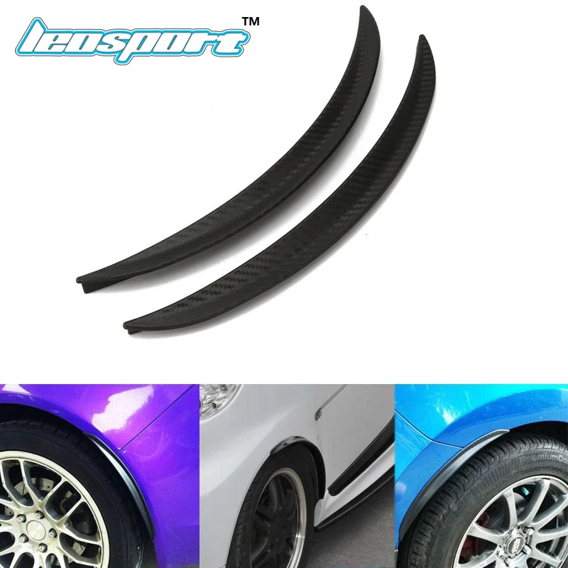 Car Fender Flares Arch Wheel Eyebrow Auto Mudguard Fender Flare Wheel Lip Body Kit Protector Cover Mud Guard Universal