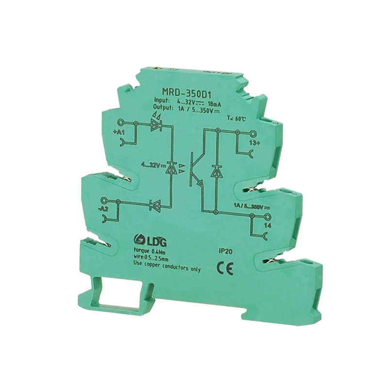 DC Ultra Thin PLC Pelay Amplifying Board 24V Solid State Relay Input DC 4-32VDC 1A 4A 10A Relay Module