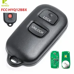 KEYECU Replacement Remote Control Key Fob for Toyota Celica Echo FJ Cruiser Highlander Prius Rav4 00-06 Tacoma FCC ID: HYQ12BBX