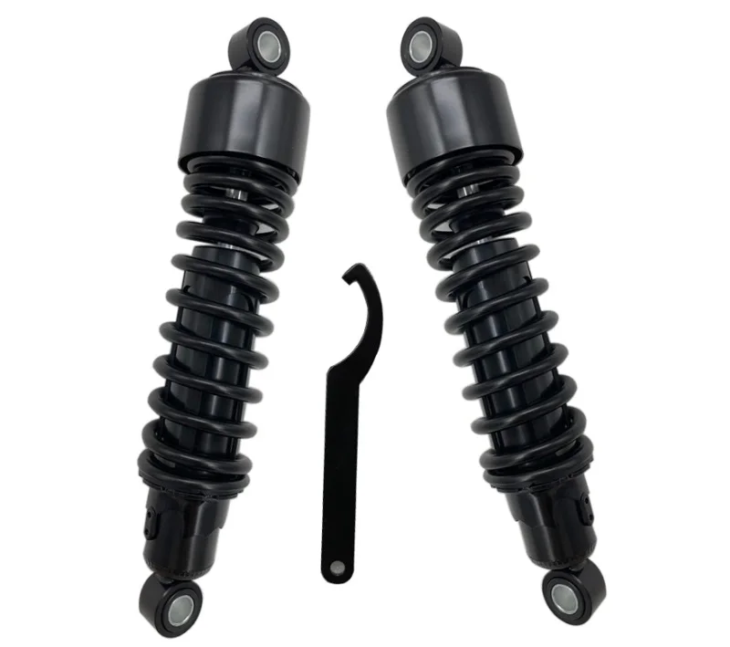 7.5mm spring 11.75 inch new 300mm Motorcycle Rear Shock absorber For 290mm-300mm HONDA YMAHA SUZUKI Kawasaki  black 2 pcs