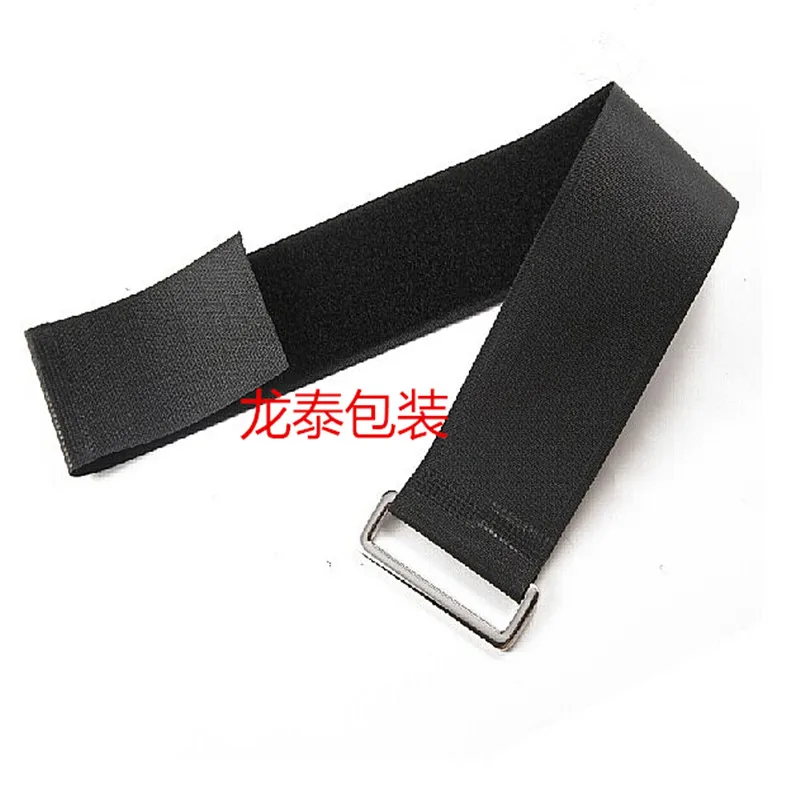 

2pcs 2'' 5cm Width 30 - 150 cm Length Cable Ties Nylon Strap Hook and Loop Magic Tape with Metal Buckle for Wire Management