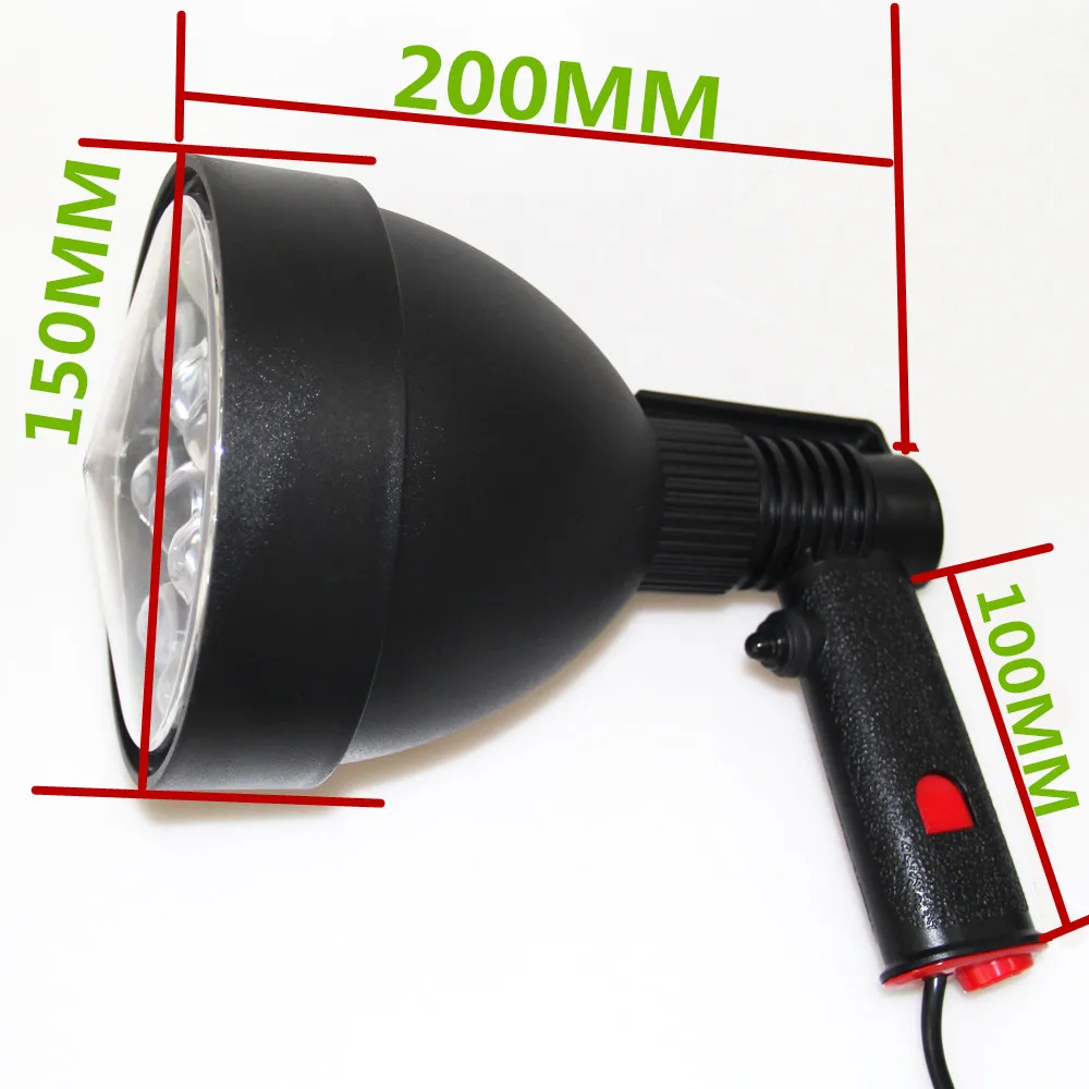 Imagem -02 - Ultra Bright Led Hunting Spotlight Cree Xpg Lâmpada Luzes de Tiro 150 mm Tamanho do Refletor 5w 5400lm 12 Pcs