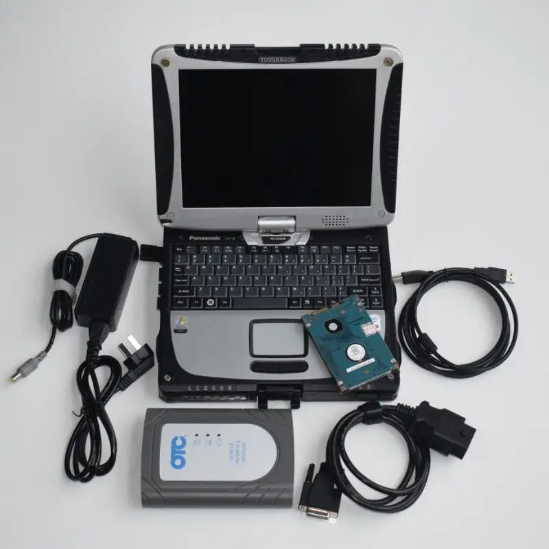 OTC it3 for Toyota V18.00.008 newest version in Laptop CF19 i5 CPU 4gb RAM Global Techstream GTS connector ready to use