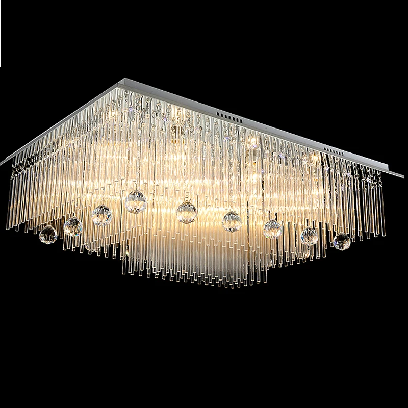 

led e14 Crystal Stainless Steel Dimmable LED Lamp.LED Light.Ceiling Lights.LED Ceiling Light.Ceiling Lamp For Foyer Bedroom Hall