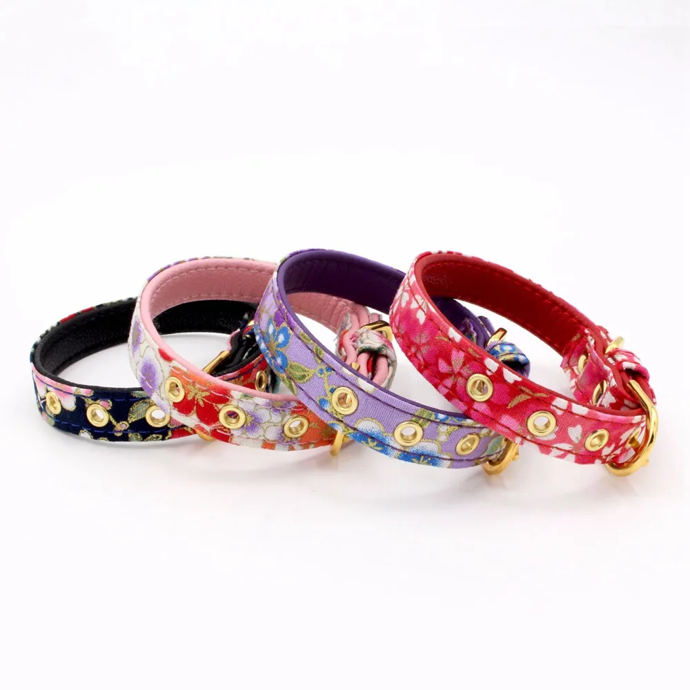 Small Dogs Collars Bow Accessories Product Necklaces For Pet Cat Collar Puppy collier pour chien halsband hond