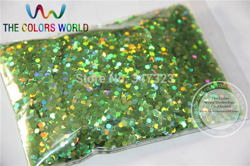 

2MM Holographic Apple Green Color Glitter Sprinkling Sequins for nail art and other DIY accessories