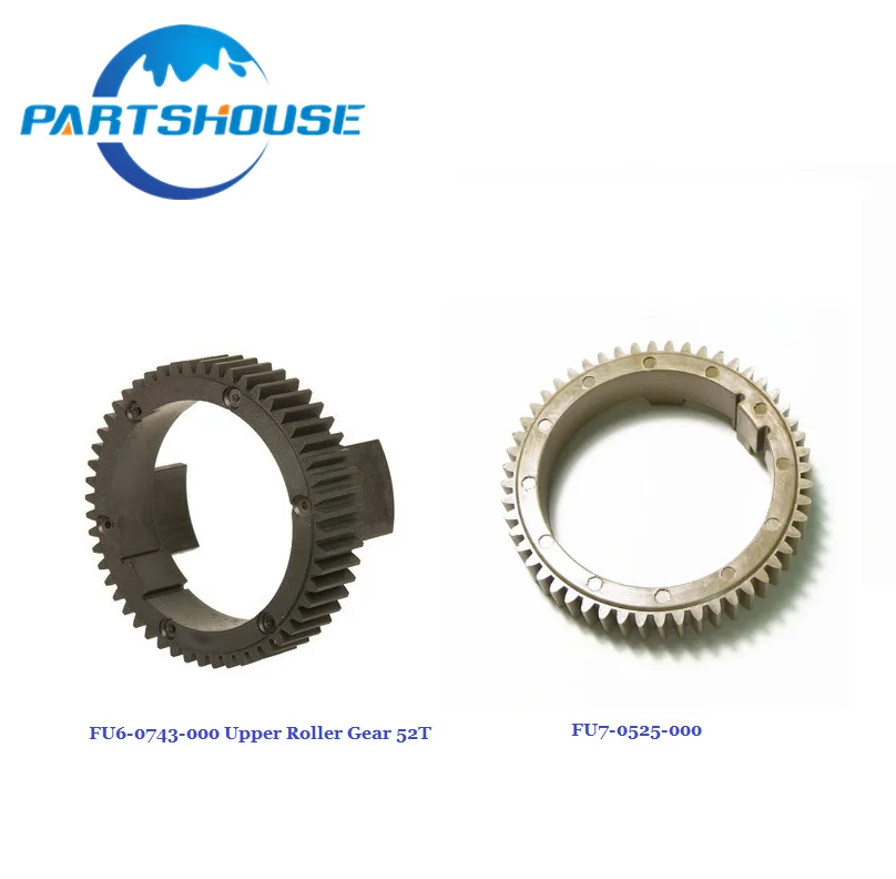 Parts House 2 sets Copier spare parts FU6-0743-000 FU7-0525-000 Fuser gear 52T For Canon IR 5070 5055 5065 5075 Upper fuser gear