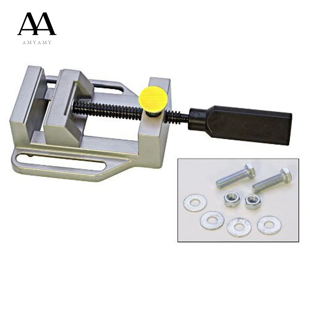 AMYAMY Drill press vise for Drill press stand Power Tool Parts Mini Vice Flat Pliers Mini Bench Clamp repair tools