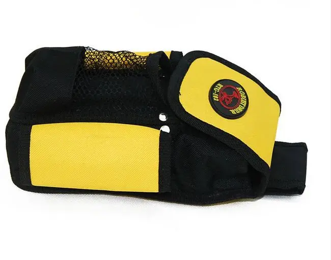 made in hongkong high quality black and yellow oxford 600D tool waist bag for hand tools NO.RTG-102 freeshipping