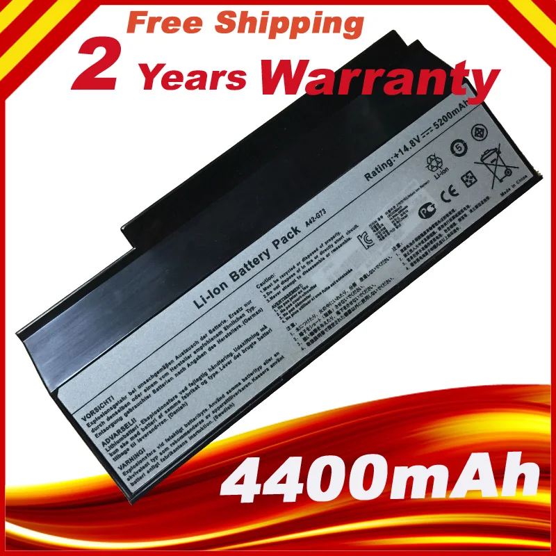 New Replacement Laptop Battery for ASUS G53 G53JW G53Sw G53Sx G73 G73Jh G73Jw VX7 A42-G73 + Mail