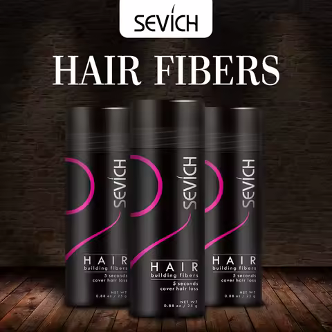 Hair Loss Styling Keratin Hair Fibers Color Powders Hair Thickening Hair Building Fiber Powder Dye SEVICH25g OEM Private Label