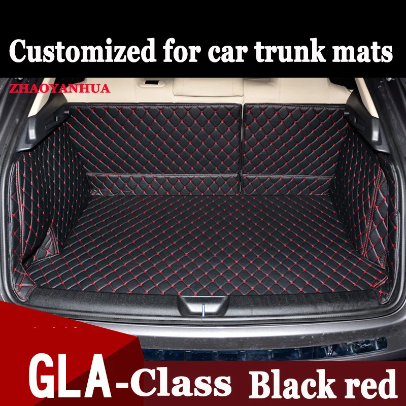 

Custom fit car trunk mat for Mercedes Benz C180L ML A GLS GLA C E class B200 GLE 400 GLK300 R320 GLC260 styling cargo liner