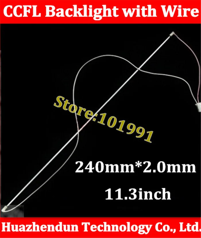 

5pcs/lot 240mm*2.0mm for 11.3" laptop screen ccfl lamp/ccfl tube/ccfl backlight 240 mm with wire harness/cable