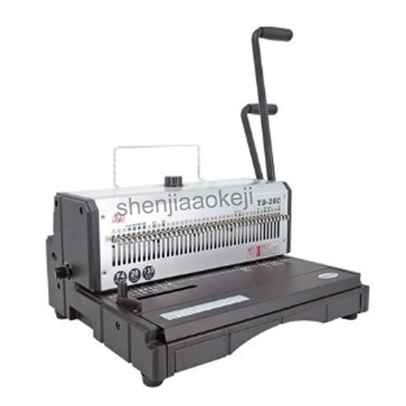 Heavy-duty Wire binding machine Office Machine 40 Holes Binder Manual Binder 20sheets punch machine 130 sheets binding