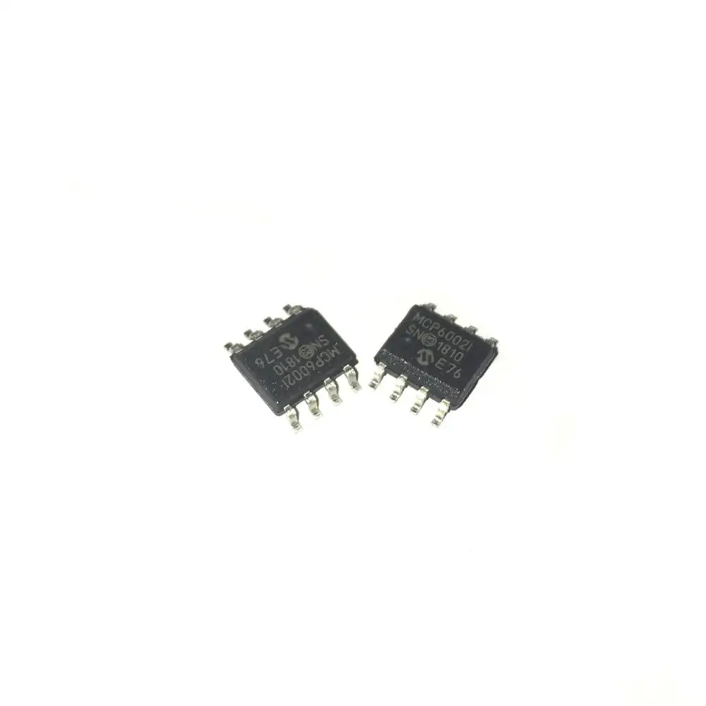 ใหม่ MCP6002T-I/SN MCP6002-I/SN MP6002 Dual Low Power ราง Rail เครื่องขยายเสียง