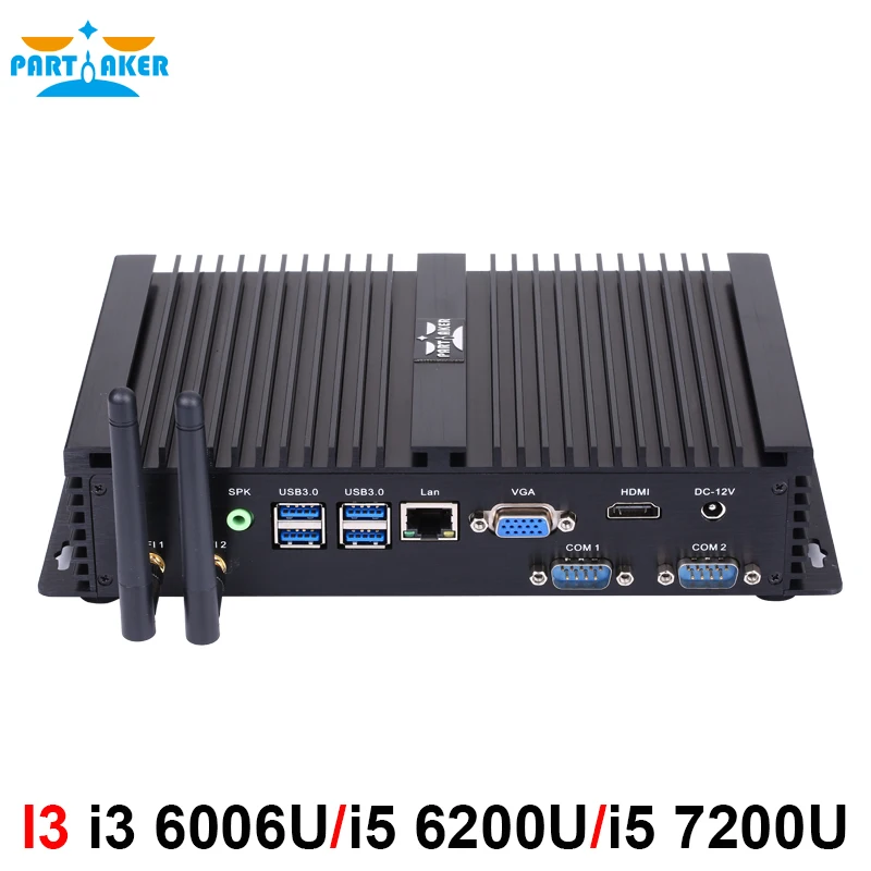 Intel Core i3 6157U i5 6200U  i5 4200U Mini PC Windows 10 Barebone Computer 2GHz 520/620 Graphics 4K HTPC minipc HDMI VGA 2 COM