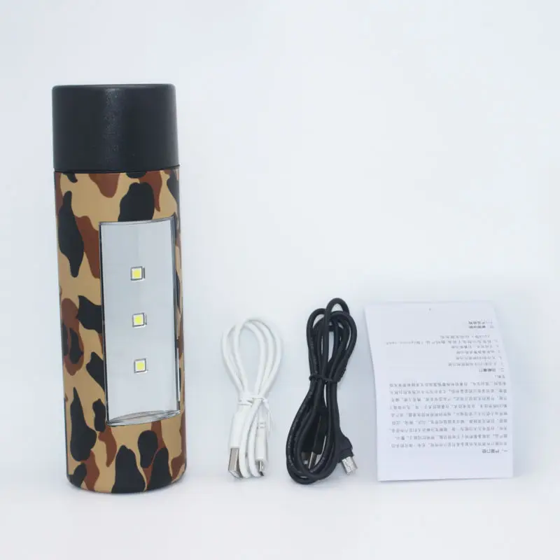 Portable Power Supply Emergency LED Flashlight Hand Crank USB Phone Charger Small Dynamo Camping Light