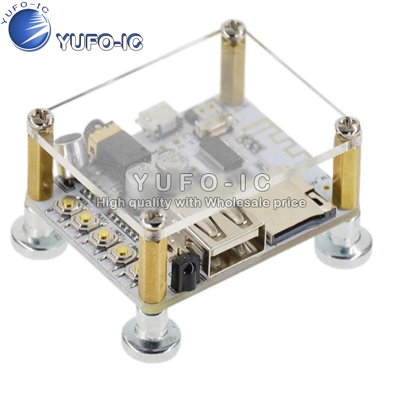 DIY Bluetooth-compatible Audio Receiver Module Nondestructive Modified Car Speaker Amplifier Board 4.2 Wireless module-0.2-x