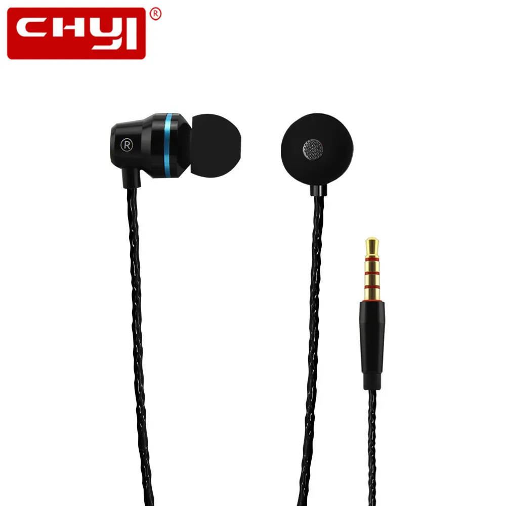 

CHYI G80 Metal Earphones with Microphone Super Bass Headset Earbuds In-ear Earphone for phone Xiaomi iphone audifonos