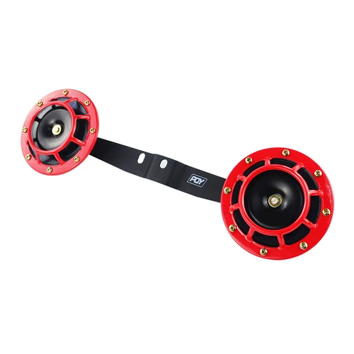 Imagen 2 del producto WLR - 2 uds 12v 115DB Kit de bocina de aire de tono de explosión eléctrica súper fuerte con soporte de bocina para SUBARU WRX/STI 2002-2007