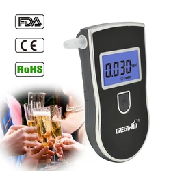 Nieuwe Hot Selling At-818 Professionele Politie Digitale Adem Alcohol Tester Blaastest Op 818 Gratis Verzending